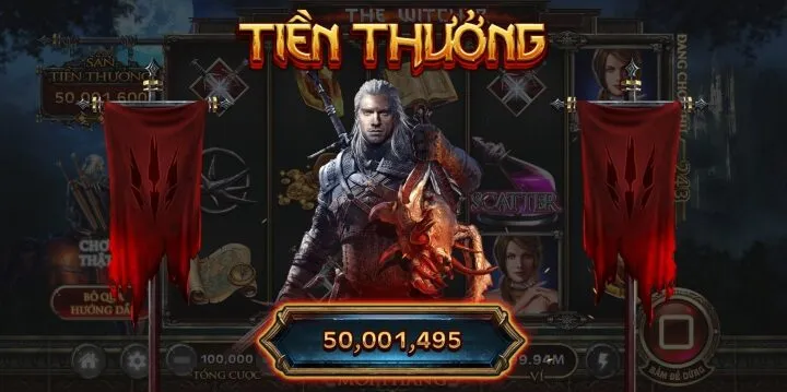 Quay hũ The Witcher vô tội vạ không có chiến lược